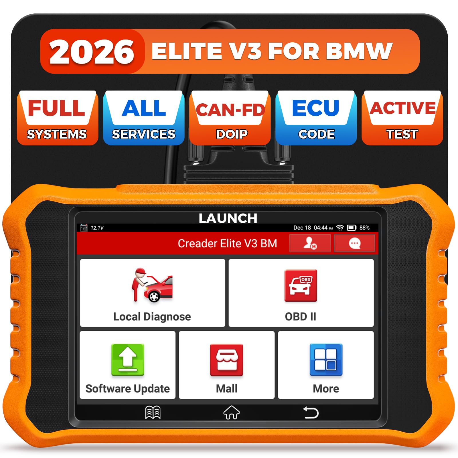 Amazon.com: LAUNCH Creader Elite V3.0 for BMW OBD2 Scanner, 2026